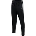 JAKO Trainingshose Pant Active (100% Polyester) lang schwarz/weiss Jungen, Größe: 128