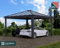 Palram-Canopia Carport Colorado 4.3x4.3 (422x422cm) Anthrazit 6mm HKP grau