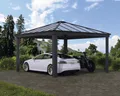 Einzelcarport CANOPIA by Palram Colorado 426 x 425 cm anthrazit