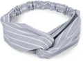 styleBREAKER Haarband, 1-tlg., Haarband mit Streifen Muster und Twist Knoten