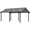 Sunjoy Carport Eiger Stahl 610 cm x 367 cm Grau