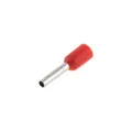 100 Stk. Aderendhülsen rot 1,00mm² isolierte Kabel Endhülsen Industriequalität