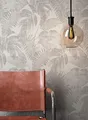 NEWROOM Tapete Beige Vliestapete Dschungel - Blumentapete Floral Braun Grau Blätter Palmen Mustertapete Modern Urwald Palmenblätter inkl. Tapezier-Ratgeber