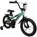 Berlin Bike Kinderfahrrad für Jungen und Mädchen 16" - Grün