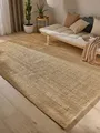benuta Teppich Svea, rechteckig, Höhe: 5 mm, Hangefertigter Juteteppich, Wohnzimmer, Esszimmer, Schlafzimmer, Flur