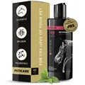 Peticare Shampoo gegen Milben, Pilz & Juckreiz für Pferde, löst Milbeneier & pflegt die Haut