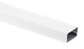 Kabelkanal Alu eckig weiß 115x5 cm Kabelabdeckung Kabelschacht Außentauglich
