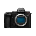 Panasonic LUMIX DC-S5 II Full Frame Mirrorless Camera Body, 4K 60P and 6k 30P, Flip Screen, Wi-Fi, Phase Hybrid AF with 779 Points, Active is, Black