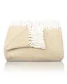 Gräfenstayn Tagesdecke Premium Tagesdecke 100% Baumwolle Fischgrätenmuster Sommerdecke, Wohndecke als Sofa-Überwurf, Bett-Überwurf, Couch-Überwurf, Sofa-Decke