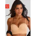 JETTE Push-up-BH in leichter Longform mit 3 verschiedenen Tragevarianten, Reizwäsche beige 85