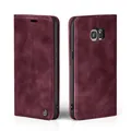 Handy Hülle für Samsung Galaxy S7 Edge Klapp Magnet Smartphone Cover Case Rot