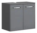 Pelipal Quickset 327 Waschbeckenunterschrank 600 x 530 x 330 mm - Anthrazit Dekor / Anthrazit Hochglanz - 327.016017