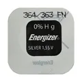 kQ Energizer Knopfzelle Silver Oxide 364 / 363 SR60 1.55V Batterien 1er Blister