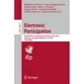 Springer Electronic Participation (Maria A. Wimmer, Yannis Charalabidis, Delfina Sá Soares, Tomasz Janowski, Panos Panagiotopoulos, Øystein Saebø, Theresa Pardo, Efthimios Tambouris, 2016) (55830779)