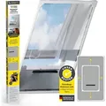EASYmaxx Insect Protect Teleskop-Insektenschutzgitter für Dachfenster - Weiß