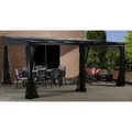 SOJAG Terrassenüberdachung, Breite: 424 cm, Dach: Polycarbonat-Doppelstegplatten, anthrazit - grau