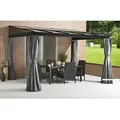 Sojag Terrassenüberdachung St. Barthelemy 10x14,anthrazit,296 x 424 x 240 cm (L x B x H)