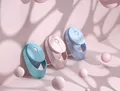 Rapoo Ralemo Air 1 - Maus - multi-mode - optisch - 3 Tasten - kabellos - 2,4 GHz, Bluetooth 3,0, Bluetooth 5,0 - kabelloser Empfänger (USB) - lila (00217396)