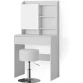 Vicco Schminktisch Laura Weiß 70 cm mit Hocker