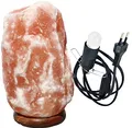 NaturGut Salzlampe 1,5-2kg Salz Kristall Stein Salzleuchte Nachtlampe Salzkristalllampe - Natürliche Beleuchtung für entspannte Atmosphäre und verbessertes Raumklima Punjab Pakistan