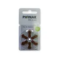 Phonak Hörgerätebatterien 312 - braun PR41 - (6er Pack / 1x 6er Blister)