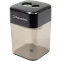 Soennecken eG Doppelspitzer mit Auffang-Dose Marke Soennecken, schwarz/transparent 1745388-SO