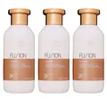 Wella Fusion Intense Repair 3 x 250 ml Shampoo für strapaziertes Haar Set