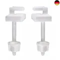 Cornat WC-Sitz-Scharnier mit Befestigung, Kunststoff für Sitze Standard, 1