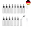 Enslz 15 x 5 ml leere Mini-Tropfflasche aus Milchöl für ätherisches Öl, wie