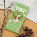 Personalisierte Schokolade zu Ostern mit Wunschtext & Osterhasenmotiv Ostergrüße