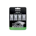 MOVA Mähroboter Ersatzklingen, 12 Klingen + 12 Schrauben, Schneller Austausch – für ViAX 250/500, MOVA 600/1000, LiDAX Ultra 800/1200/1600/1000 AWD/2000 AWD, NAVAX 3500/5000 AWD