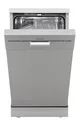 Respekta Bena Unterbau-Geschirrspüler, 45 cm/Freistehend / 5 Programme/Startzeitvorwahl/Automatische Türöffnung / 2 Sprühebenen / 49 dB/Energieeffizienzklasse D/Silver