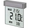 TFA Dostmann Hygrometer TFA Dostmann 30.1025 Fenster-Thermometer Silber 30.1025