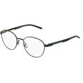 Porsche Design 8746 Unisex-Brille inkl. Gläser Vollrand Rund Metall-Gestell 53mm/19mm/145mm, grau