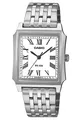 CASIO Herren-Armbanduhr Edelstahl/Weiß MTP-B190D-7BVEF