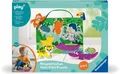 Ravensburger Babywelt Play+ Magnetisches Holz-Fühl-Puzzle Dschungel 04872