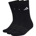 adidas Cushioned Sportswear Crew Socks 3 Pair Pack black-black-white (095A) XL