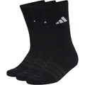Adidas Cushioned Sportswear Crew Socken 3er-Pack - schwarz