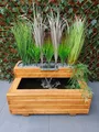 DesignerTeiche Hochteich Hochbeet Miniteich - Fertigmontiert für Garten Balkon Terasse