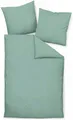 Janine Bettwäsche PIANO 0125 31, Seersucker 100% Baumwolle, uni, bügelfrei, Soft-Seersucker, 3 teilig, Markenreißverschluss, feinfädige Qualität, gekämmte Mako-Garne