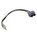 Antennenadapter Doppel Fakra (m) auf DIN (m) Stecker 20cm Kabel acv basic