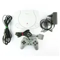 Playstation One - Psone - PS1 Konsole Slim + alle Kabel + Analog Controller Grau