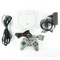 Playstation One - Psone - PS1 Konsole Slim + alle Kabel + Analog Controller Grau