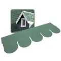DAPRONA 20x Bitumen Dachschindeln Biberschwanz Grün 1 m x 32 cm - 2,6 m² selbstklebend mit Glasvlieseinlage - wetterfest & UV-beständig für Gartenhaus, Carport, Garage, Pavillon