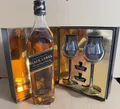 JOHNNIE WALKER  Black LABEL mit Whisky Gläser Set
