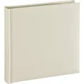 hama 00002726 Jumbo-Album Fine Art, 30x30 cm, 80 weiße Seiten, Sand