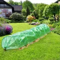 ECD Germany Folientunnel, 300x55x35 cm, 135 g/m², Grün, aus PE-Gitterfolie