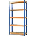 KARAT Schwerlastregal Blau-Orange Traglast bis 875 kg 180 x 90 x 60 cm