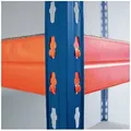 Office Marshal Schwerlastregal Grizzly Blau-Orange, Erhältlich in 8 Größen, Bis zu 1500 kg Tragkraft blau|orange 90 cm x 180 cm x 60 cm