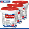 Baufan 3 x 1 kg Alles-Spachtel Feinspachtel für Wand Holz gestrichene Fläche